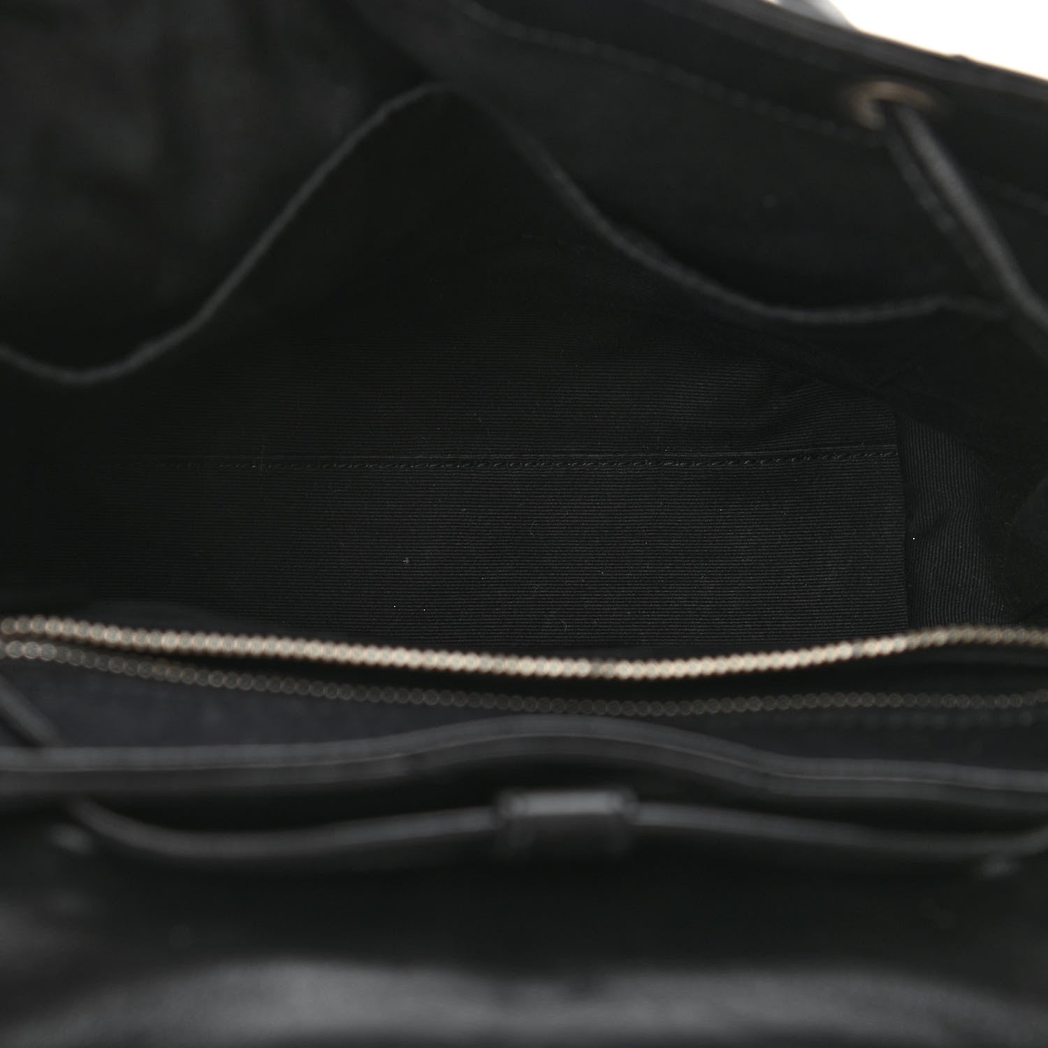 Saint Laurent Calfskin Y Quilted Monogram Small Loulou Backpack Black 5 of 12