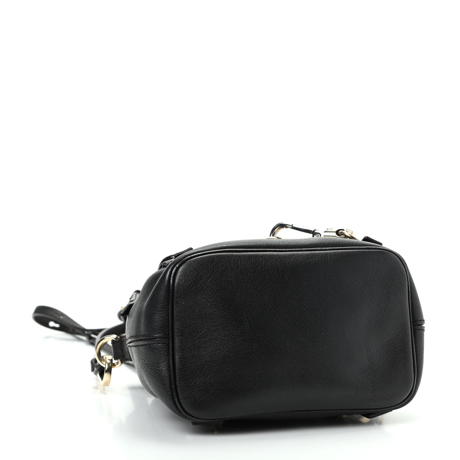 Chloe Suede Calfskin Mini Faye Backpack Black 4 of 9