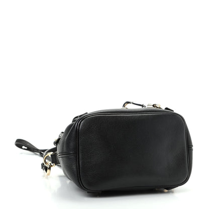 Chloe Suede Calfskin Mini Faye Backpack Black 4 of 9