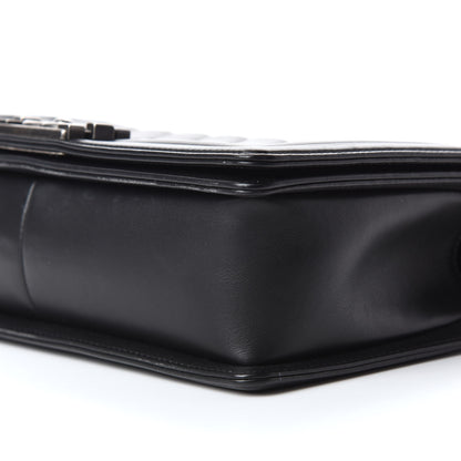 Chanel Calfskin Quilted New Medium Boy Flap Black 9 of 9