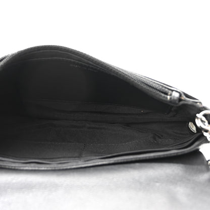 Chanel Caviar Half Moon Wallet On Chain WOC Black 5 of 12