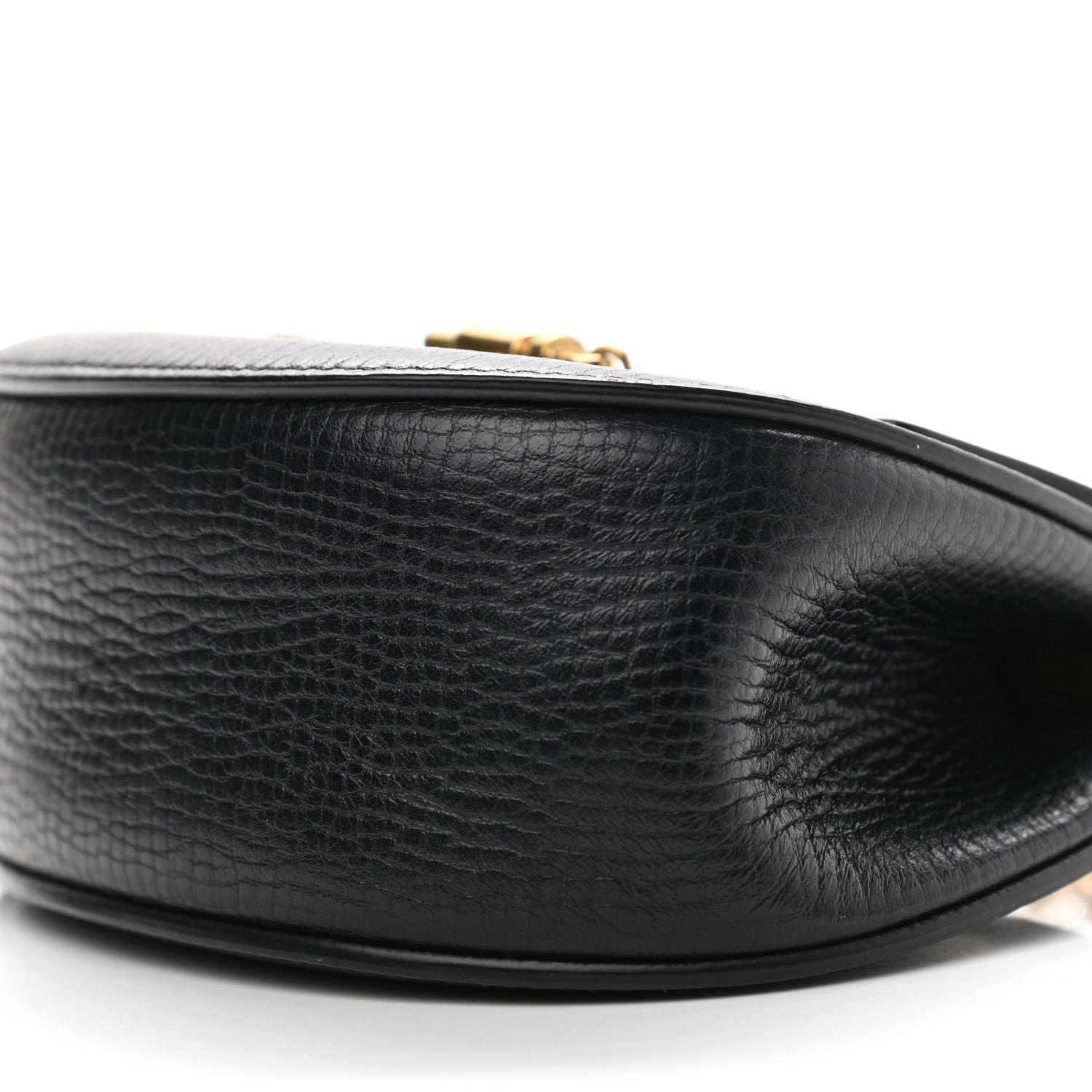 Chloe Textured Calfskin Lambskin Nano Drew Shoulder Bag Black 9 of 15