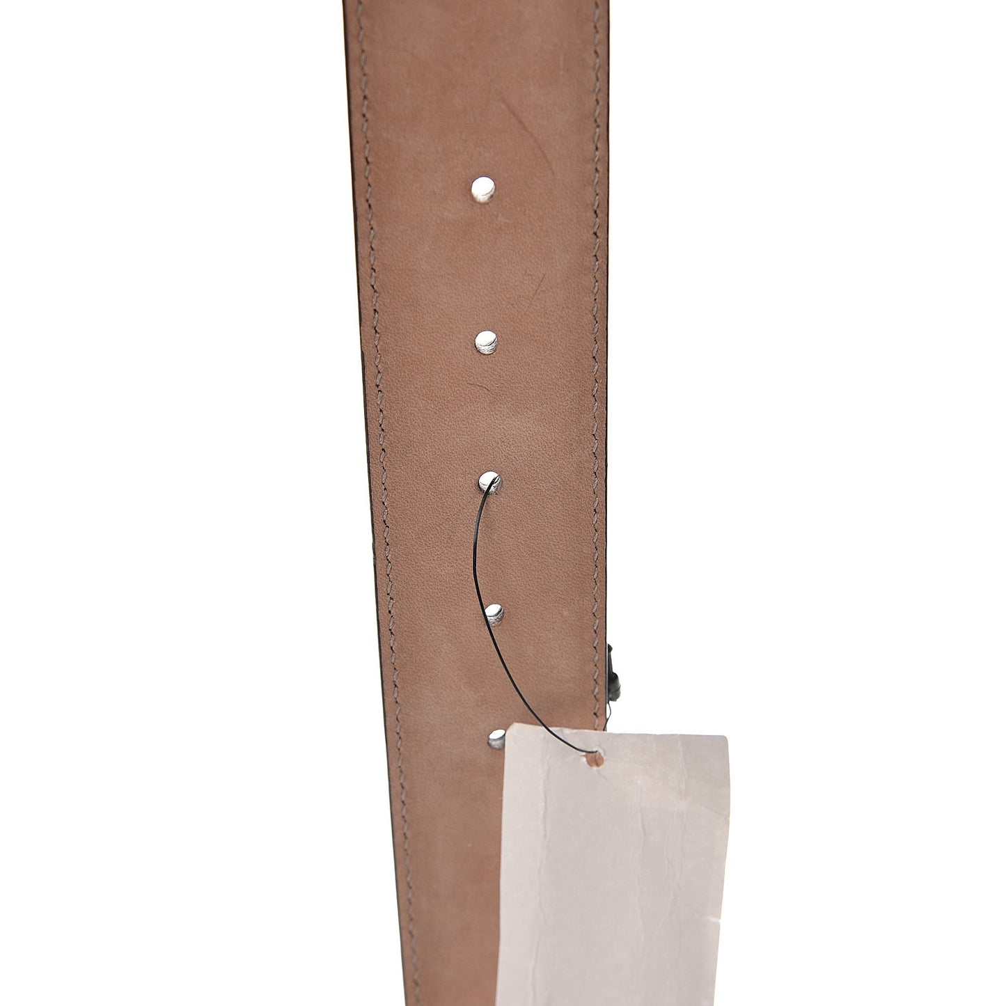 Guccissima Interlocking G Belt 85 34 Dark Brown