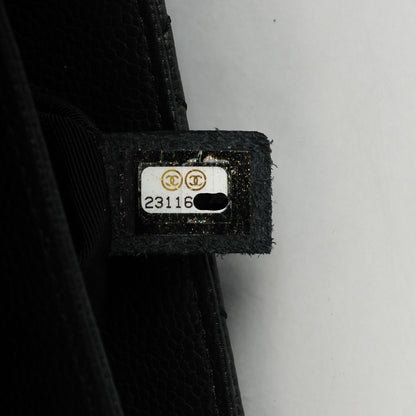 Chanel Caviar Quilted Medium Rock In Rome Single Flap Black 8 of 8
