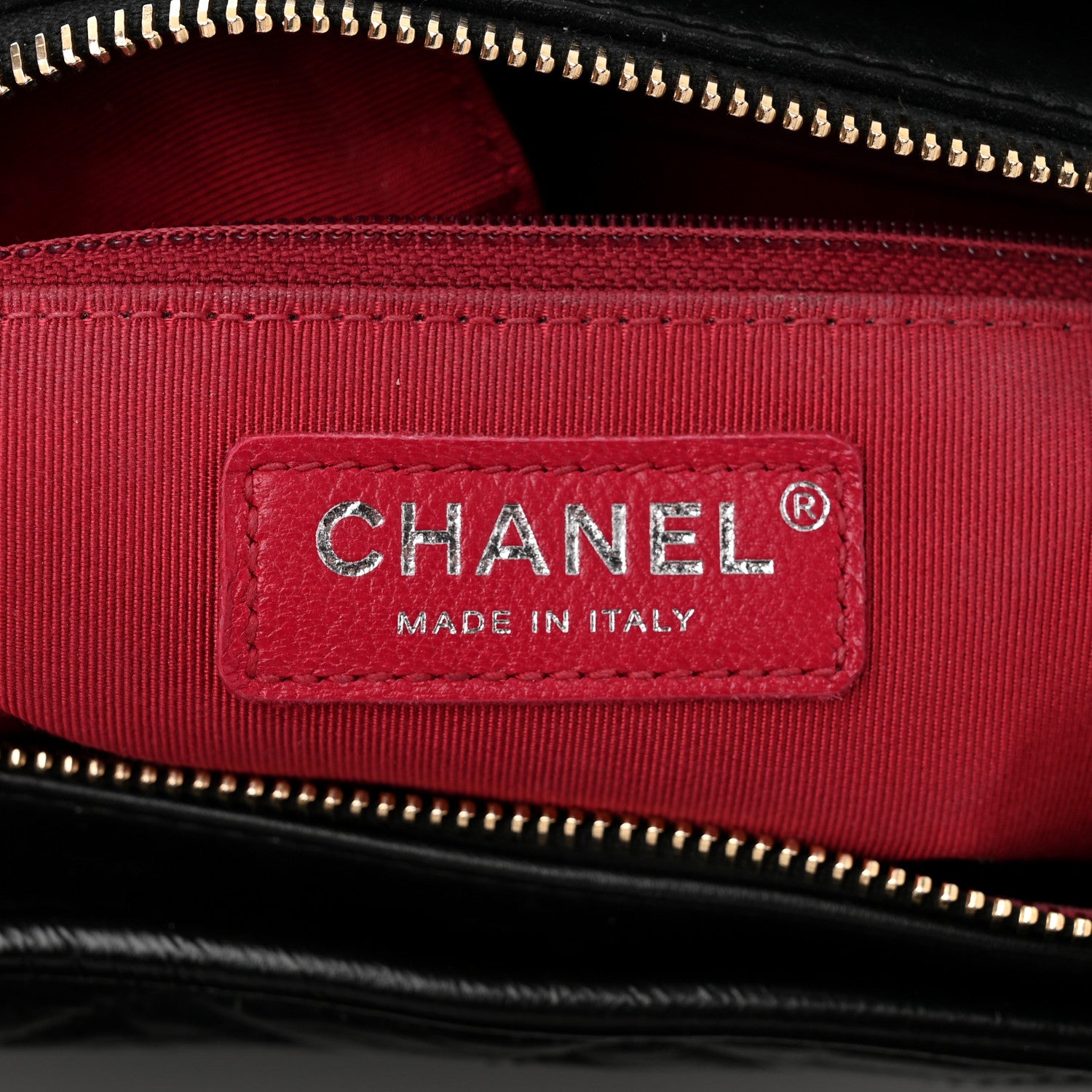 Chanel Aged Smooth Calfskin Quilted Medium Gabrielle Logo Hobo Black 6 of 10