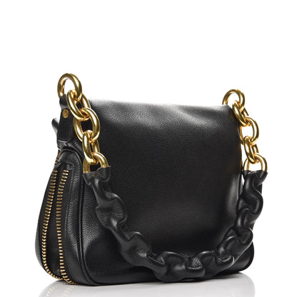 Tom Ford Grained Calfskin Medium Chain Jennifer Crossbody Bag Black 3 of 7