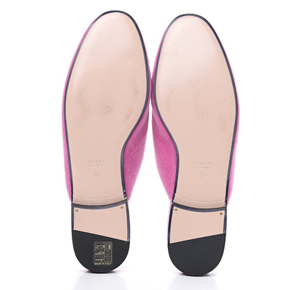 Gucci Velvet Marquise Crystals Womens Princetown Slippers 39 Malva Dark Malva 5 of 9