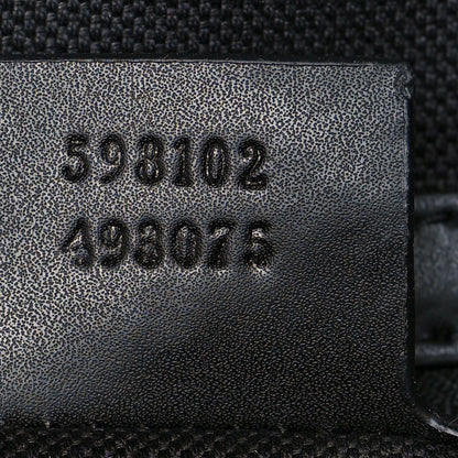 Gucci GG Supreme Monogram Appia Calfskin Web Small Day Backpack Black 8 of 11