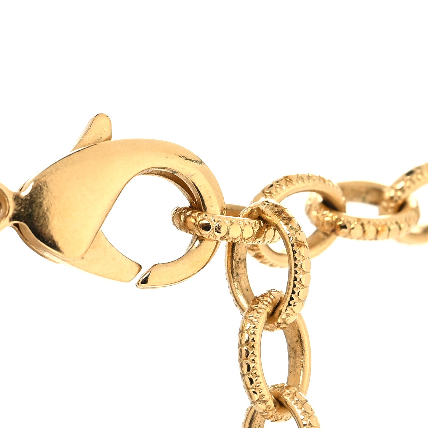 Chanel Crystal CC Chain Choker Necklace Gold 4 of 6