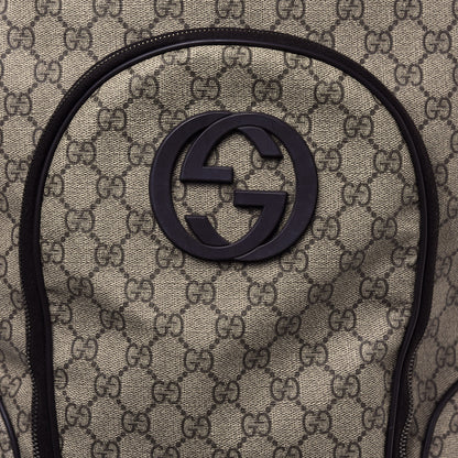 Gucci GG Plus Monogram Interlocking G Medium Backpack Dark Brown 8 of 15