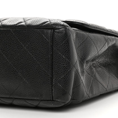 Chanel Caviar Quilted Maxi Single Flap Black 9 of 9