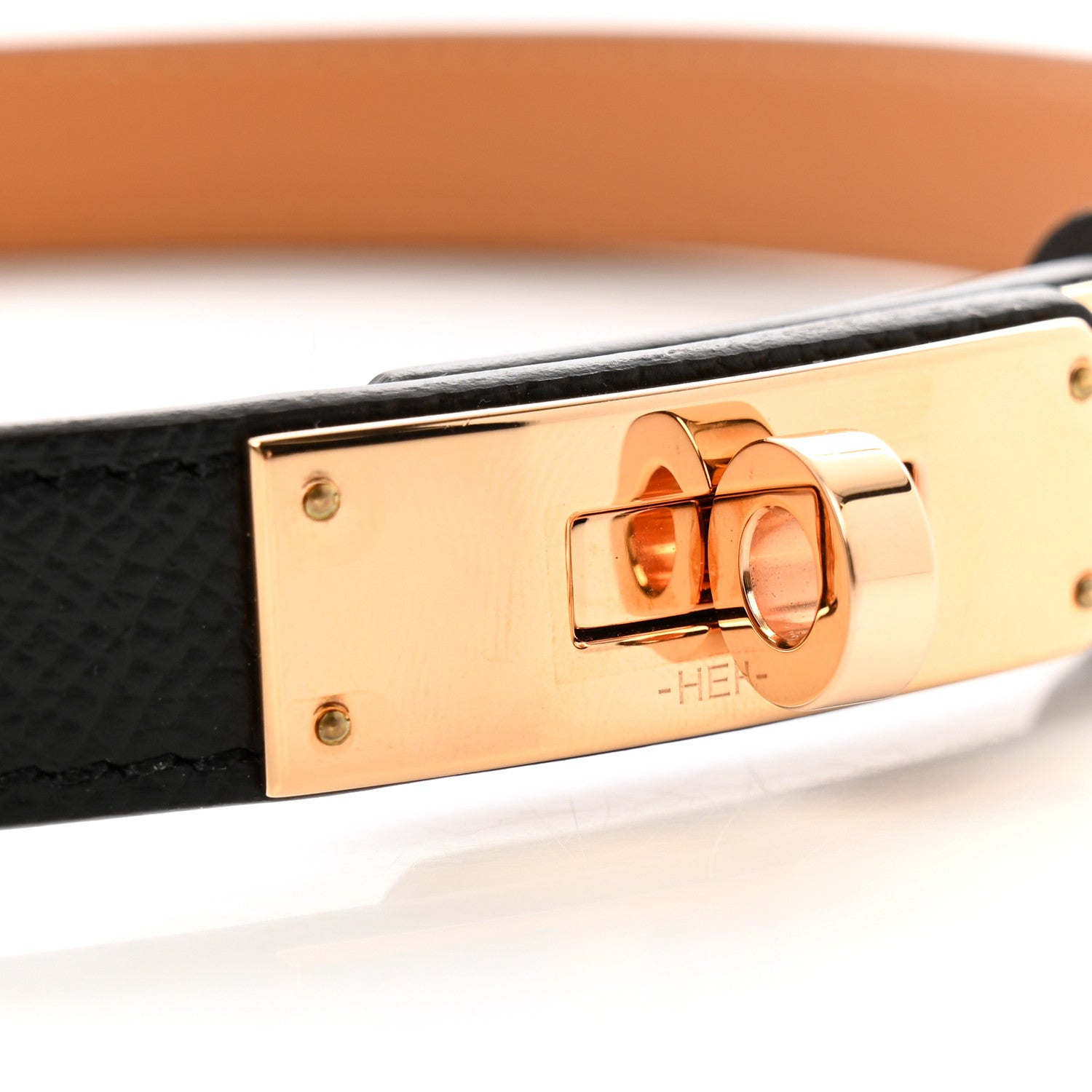 Hermes Epsom Kelly Belt Black 4 of 6