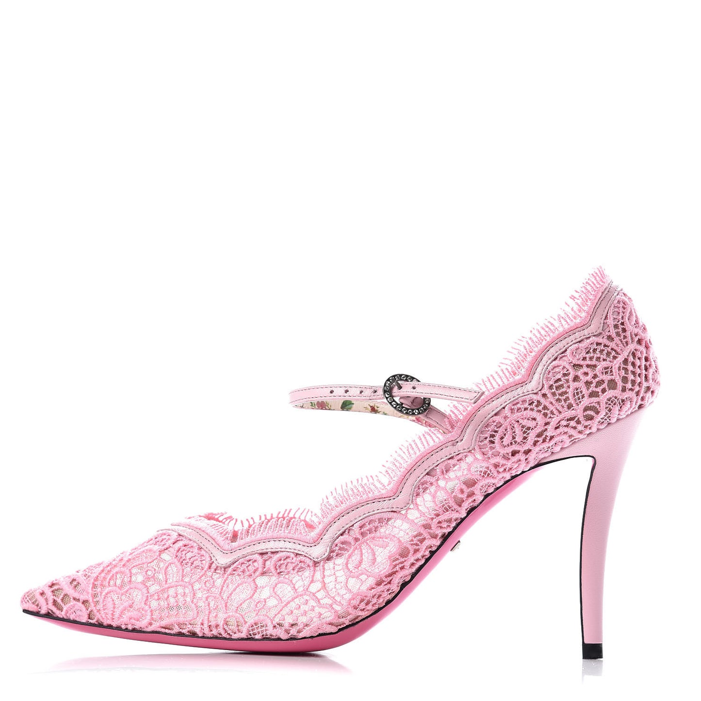 Lace Pizzo Venice Pumps 38.5 Sugar Pink