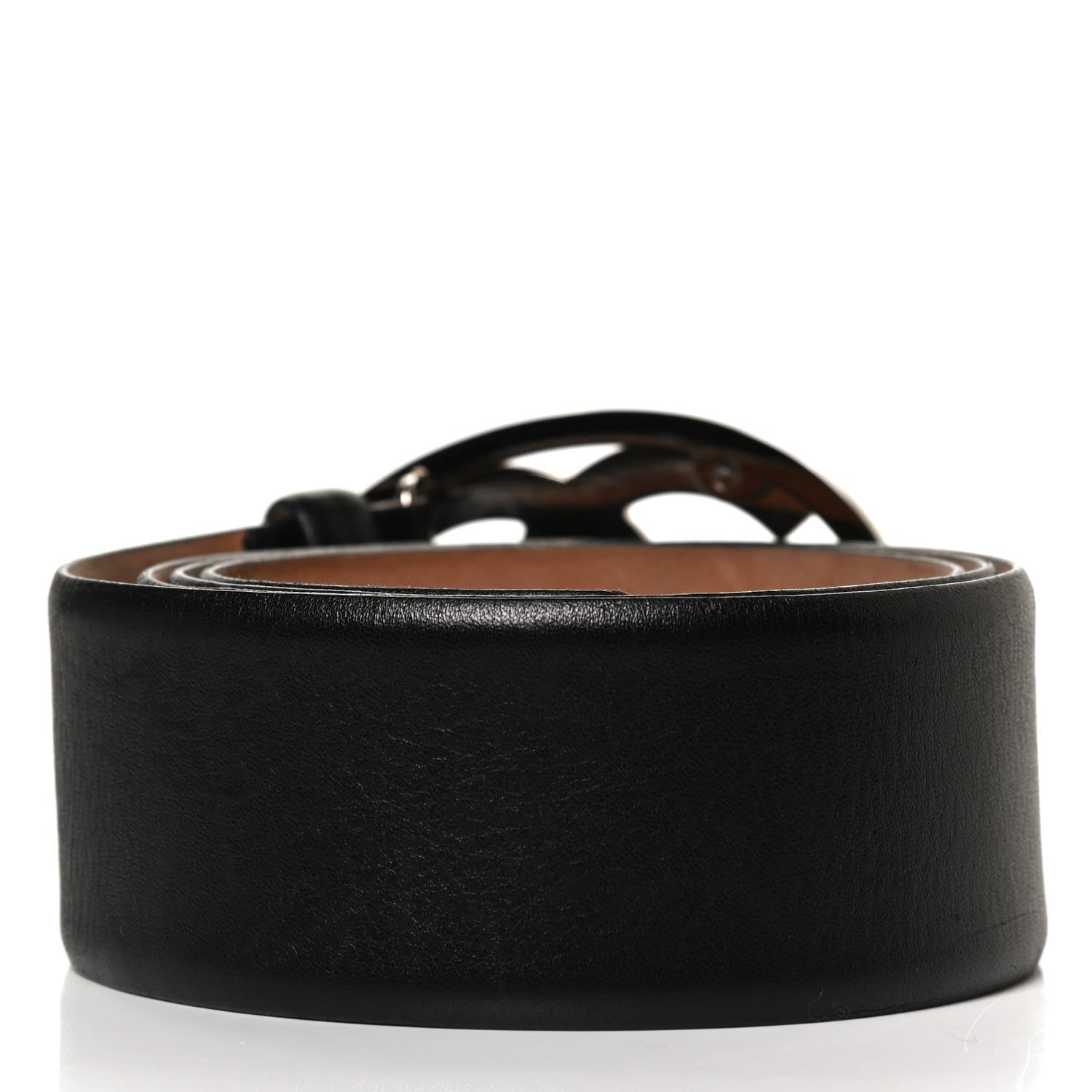 Chanel Lambskin CC Belt 100 40 Black 2 of 5