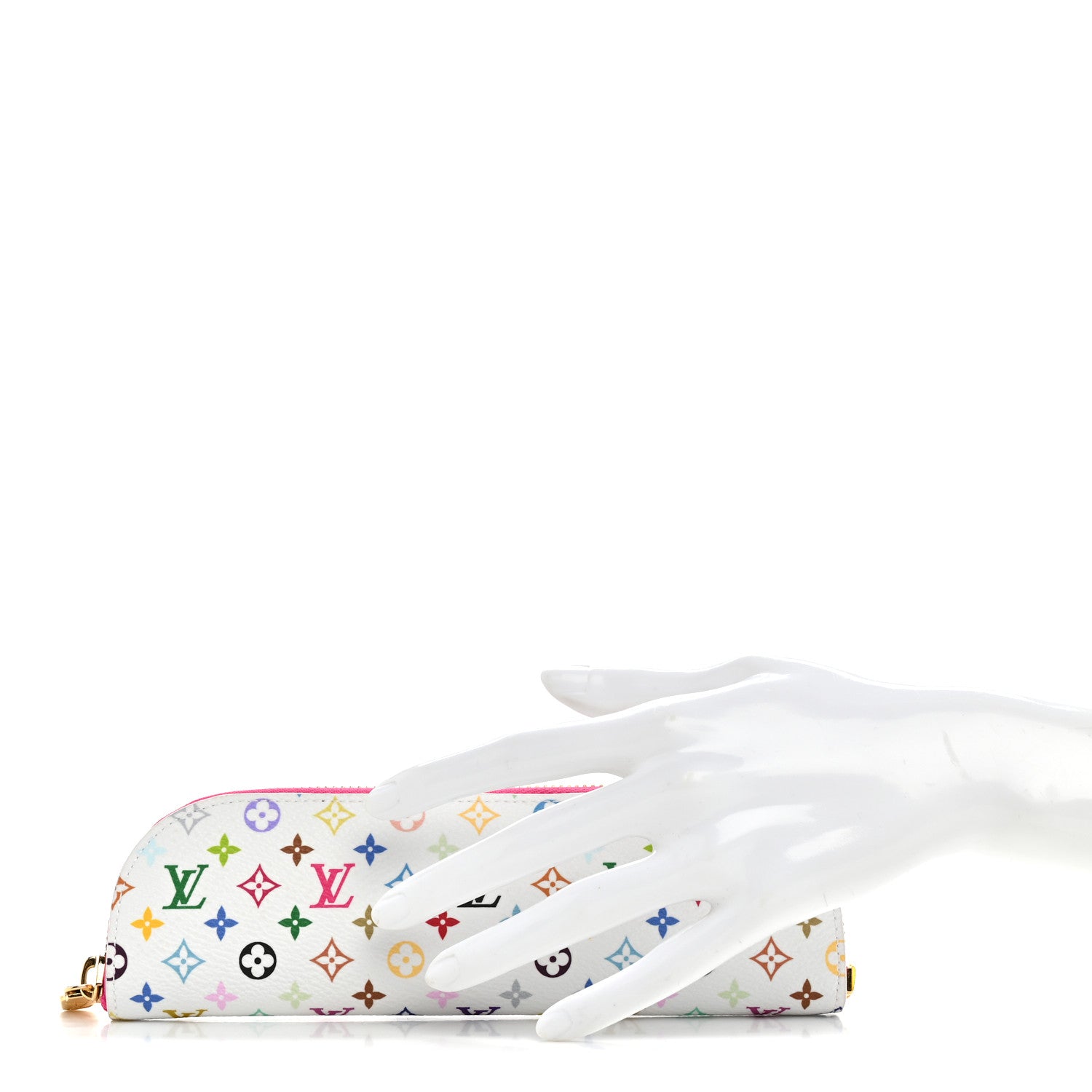 Louis Vuitton LV X TM Monogram Multicolor Charlotte Pencil Pouch Fuchsia 2 of 8