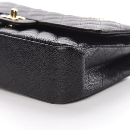 Chanel Caviar Quilted Medium Double Flap Black 9 of 11