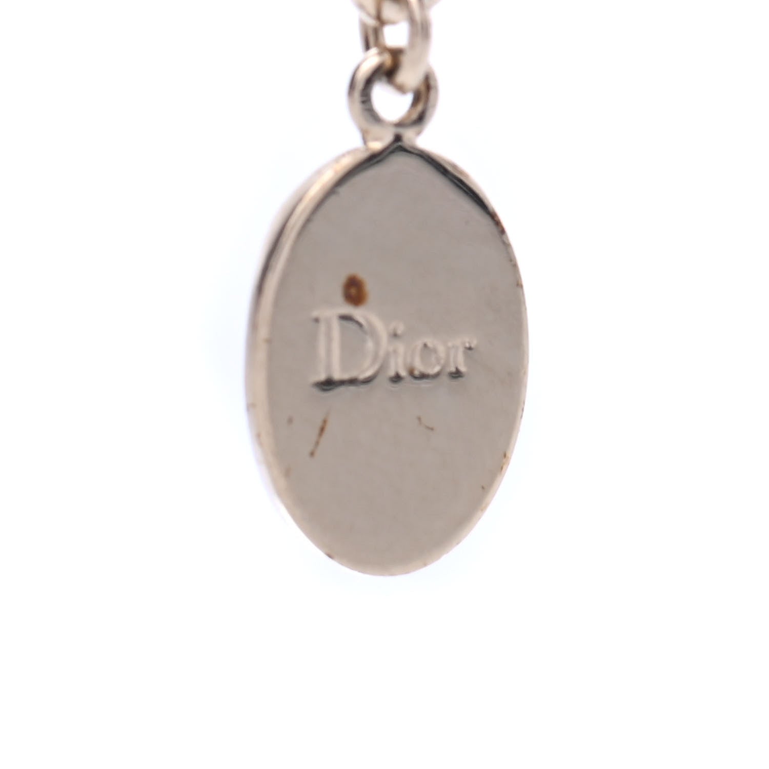 Christian Dior Crystal Logo Bracelet Silver Multicolor 3 of 3