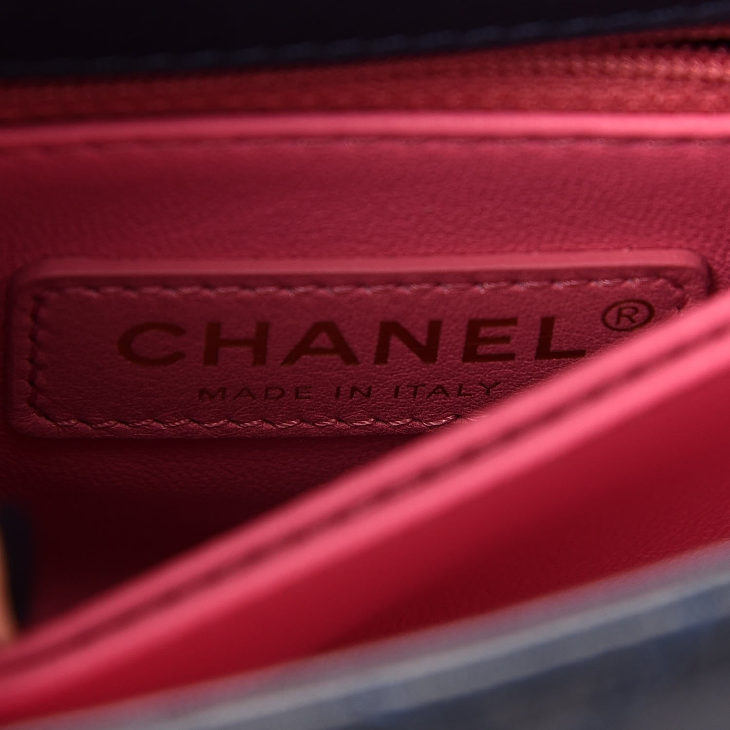 Chanel Goatskin Quilted Extra Mini Rainbow Coco Handle Flap Navy Blue 6 of 11
