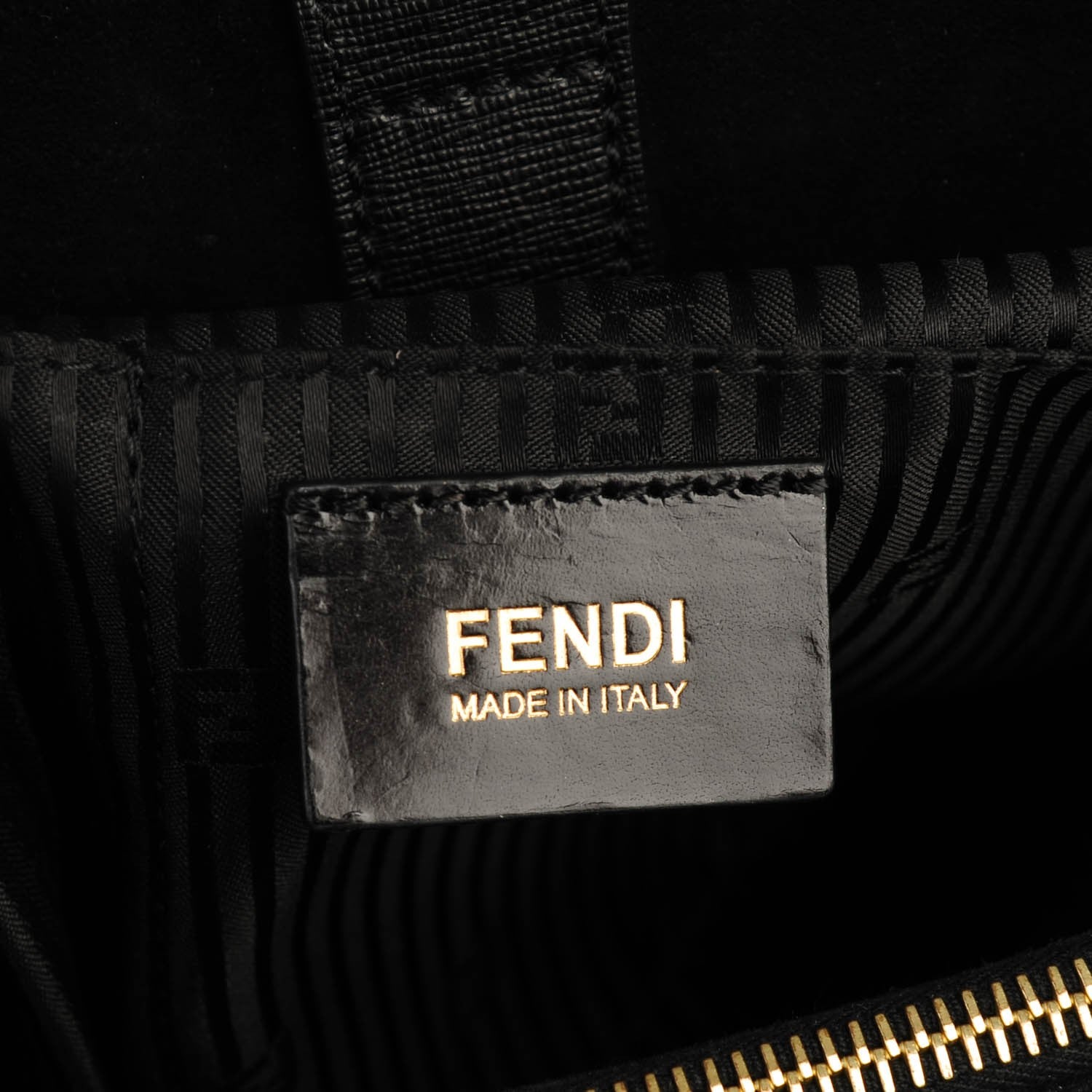 Fendi Vitello Elite Medium 2Jours Tote Black 6 of 7