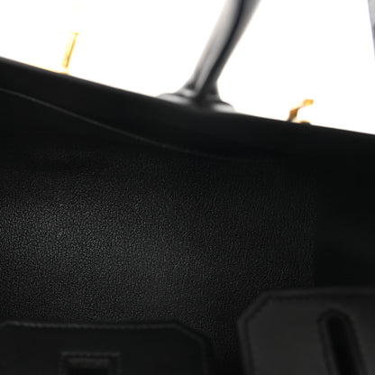Hermes Veau Monsieur Birkin Sellier 30 Black 4 of 10