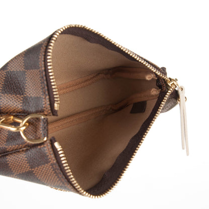 Louis Vuitton Damier Ebene Trunks and Locks Mini Pochette Accessories 9 of 17