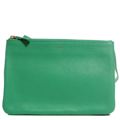 Celine Goatskin Small Trio Crossbody Bag Palm 1 of 8