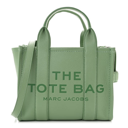 Marc Jacobs Grained Calfskin Small The Tote Bag Aspen Green 1 of 12