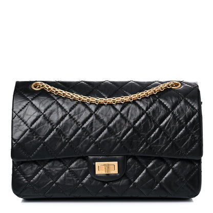 Chanel Aged Calfskin Quilted 2.55 Reissue 226 Flap Black 1 of 11