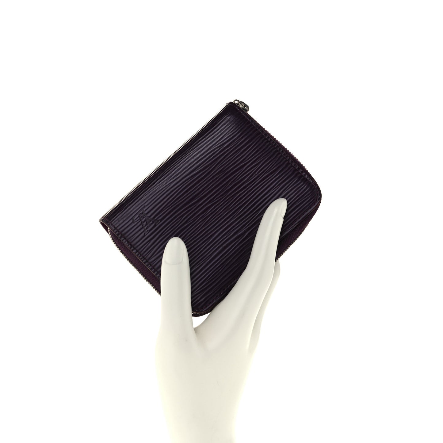Epi Zippy Coin Purse Cassis