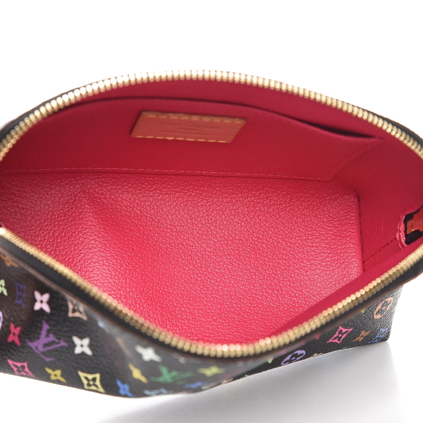 Monogram Multicolor Cosmetic Pouch Black Grenade