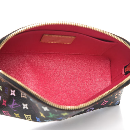 Louis Vuitton Monogram Multicolor Cosmetic Pouch Black Grenade 5 of 6