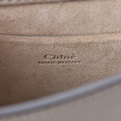 Chloe Calfskin Suede Small Nile Bracelet Bag Motty Grey 6 of 9