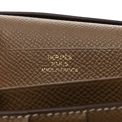 Hermes Epsom Bearn Gusset Wallet Etoupe 6 of 8