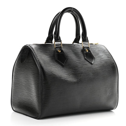 Louis Vuitton Epi Speedy 25 Black 1 of 10
