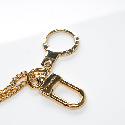 Louis Vuitton Metal Pochette Extender Key Ring Chain Gold 5 of 5