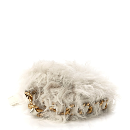 Chanel Shearling Lambskin Flap White 4 of 13