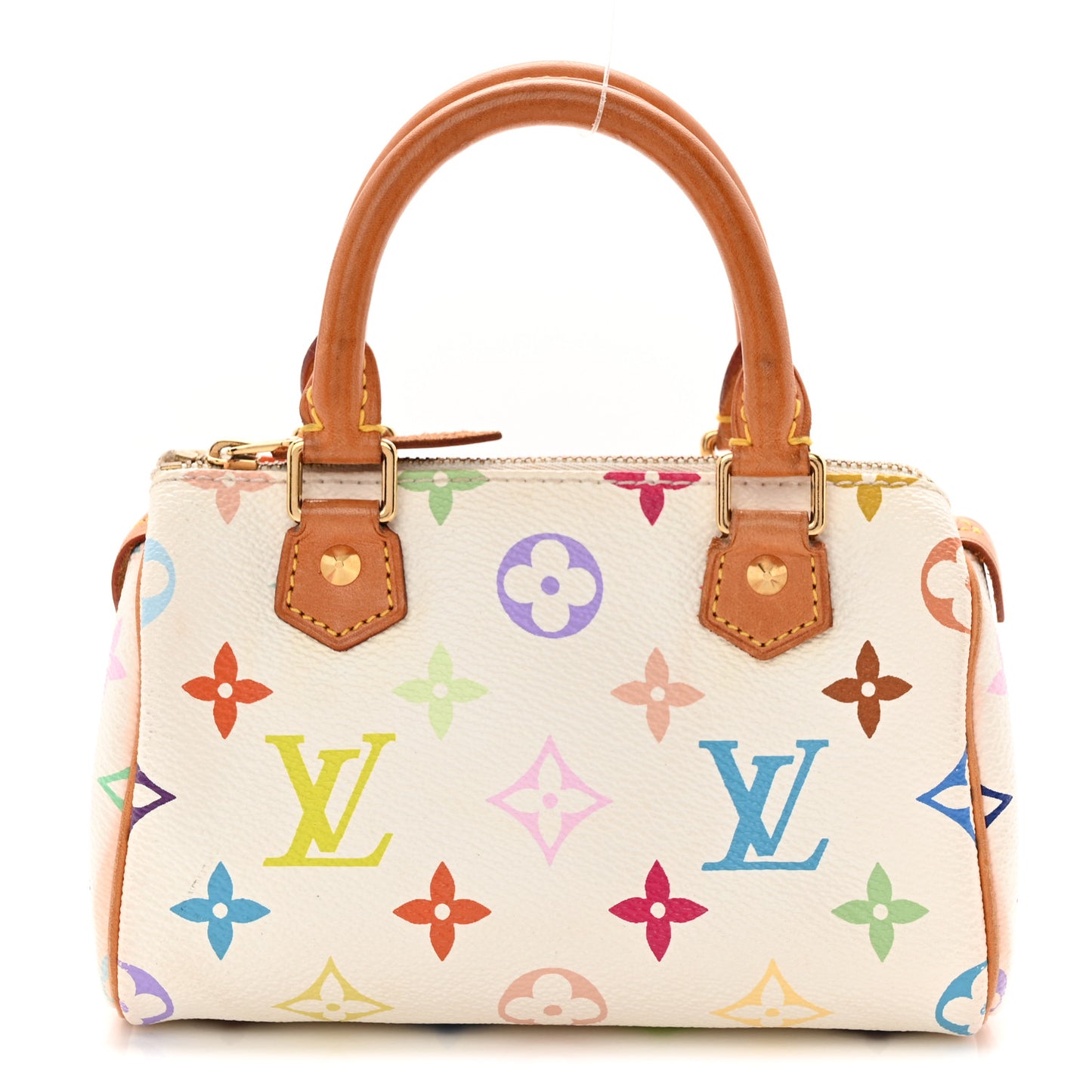 Monogram Multicolor Mini Sac HL Speedy White