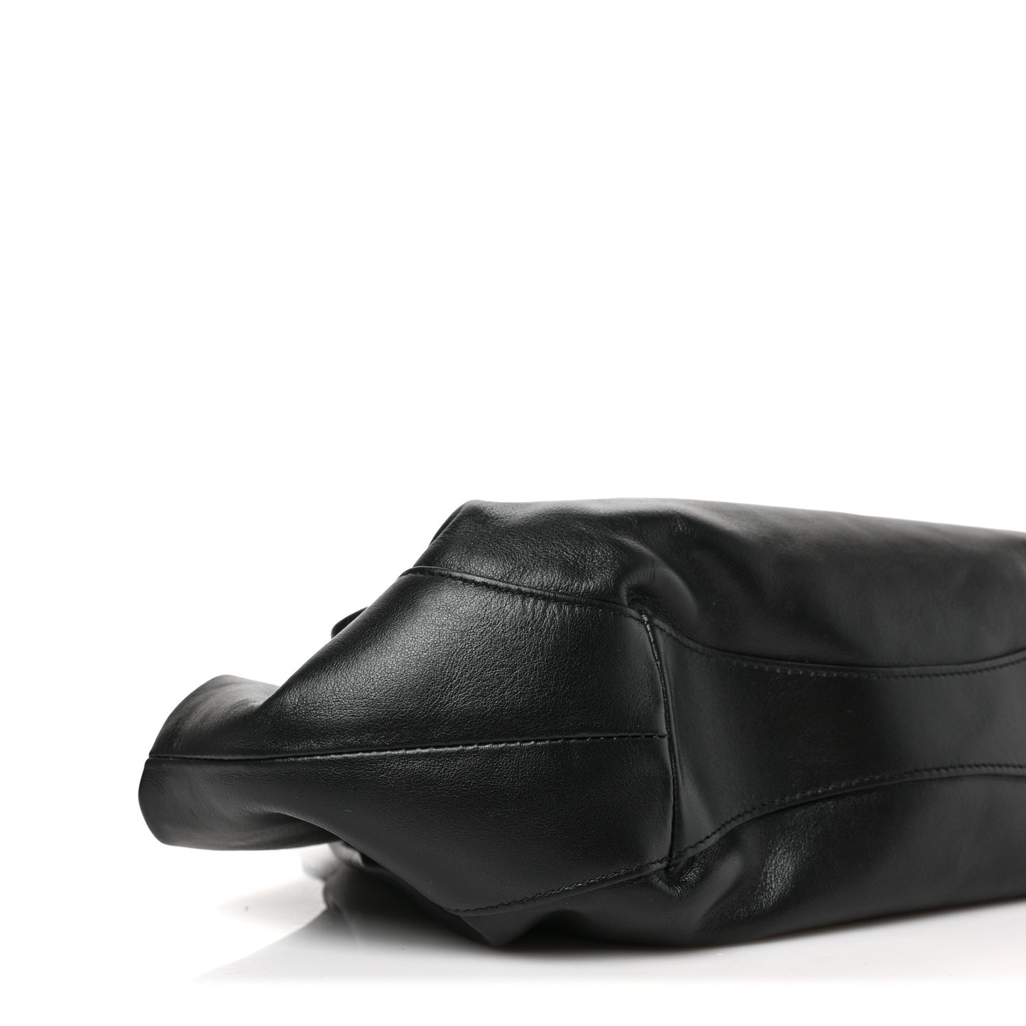 Calfskin Kenny Shoulder Bag Black