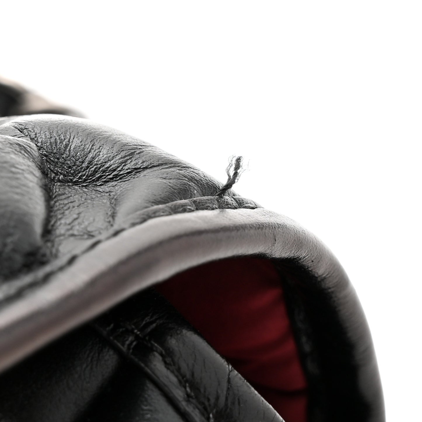 Calfskin Quilted Large Chesterfield Flap Black