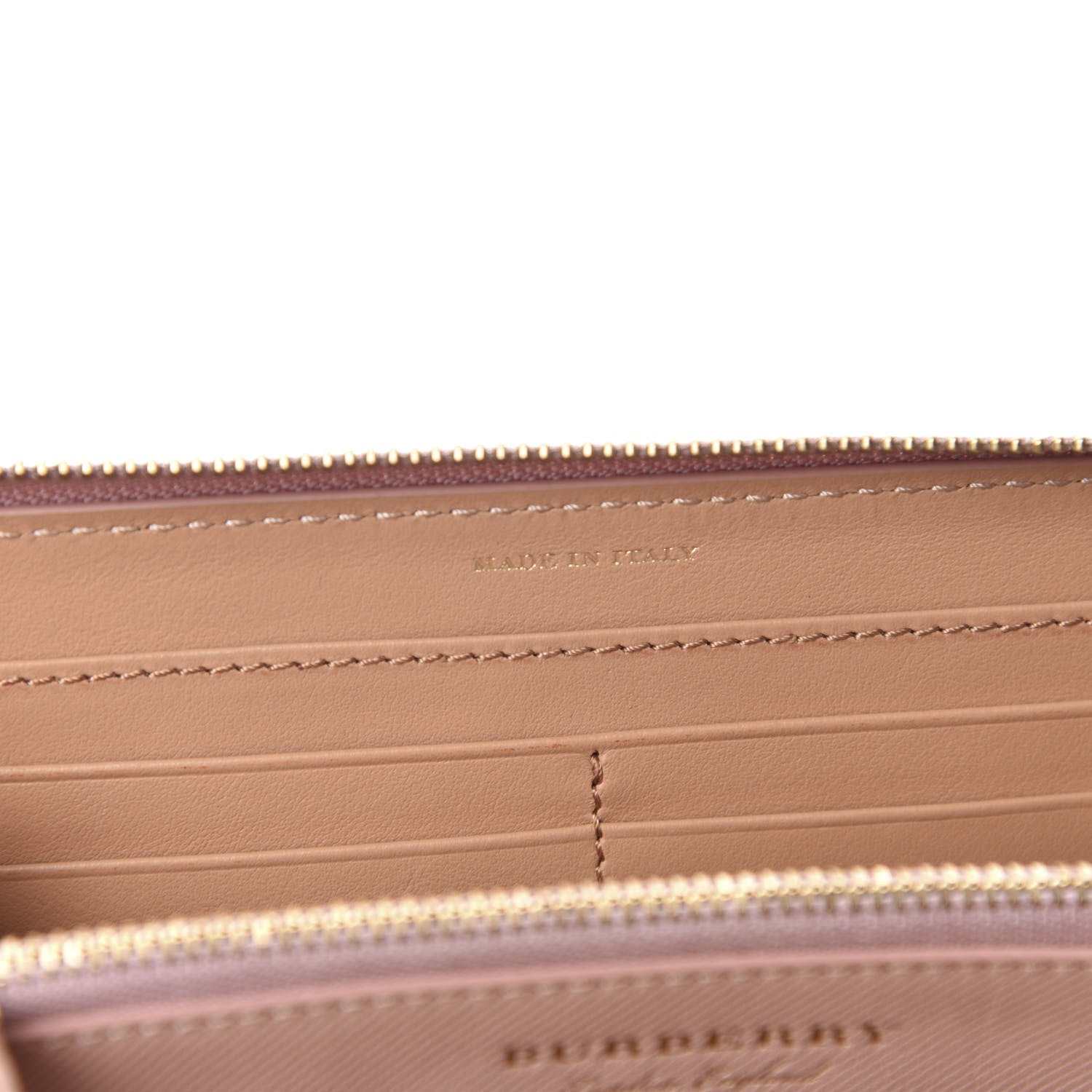 Burberry Trench Calfskin Zip Around Wallet Ash Rose 8 of 12