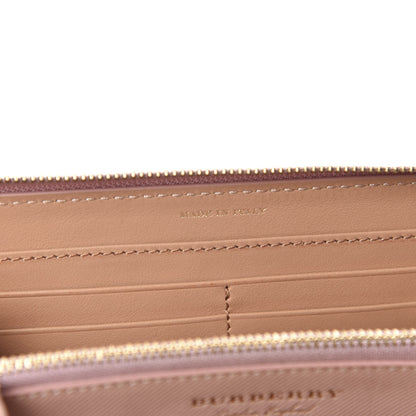 Burberry Trench Calfskin Zip Around Wallet Ash Rose 8 of 12