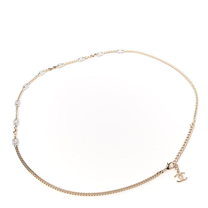 Chanel Crystal CC Chain Links Belt Gold Silver 2 of 5