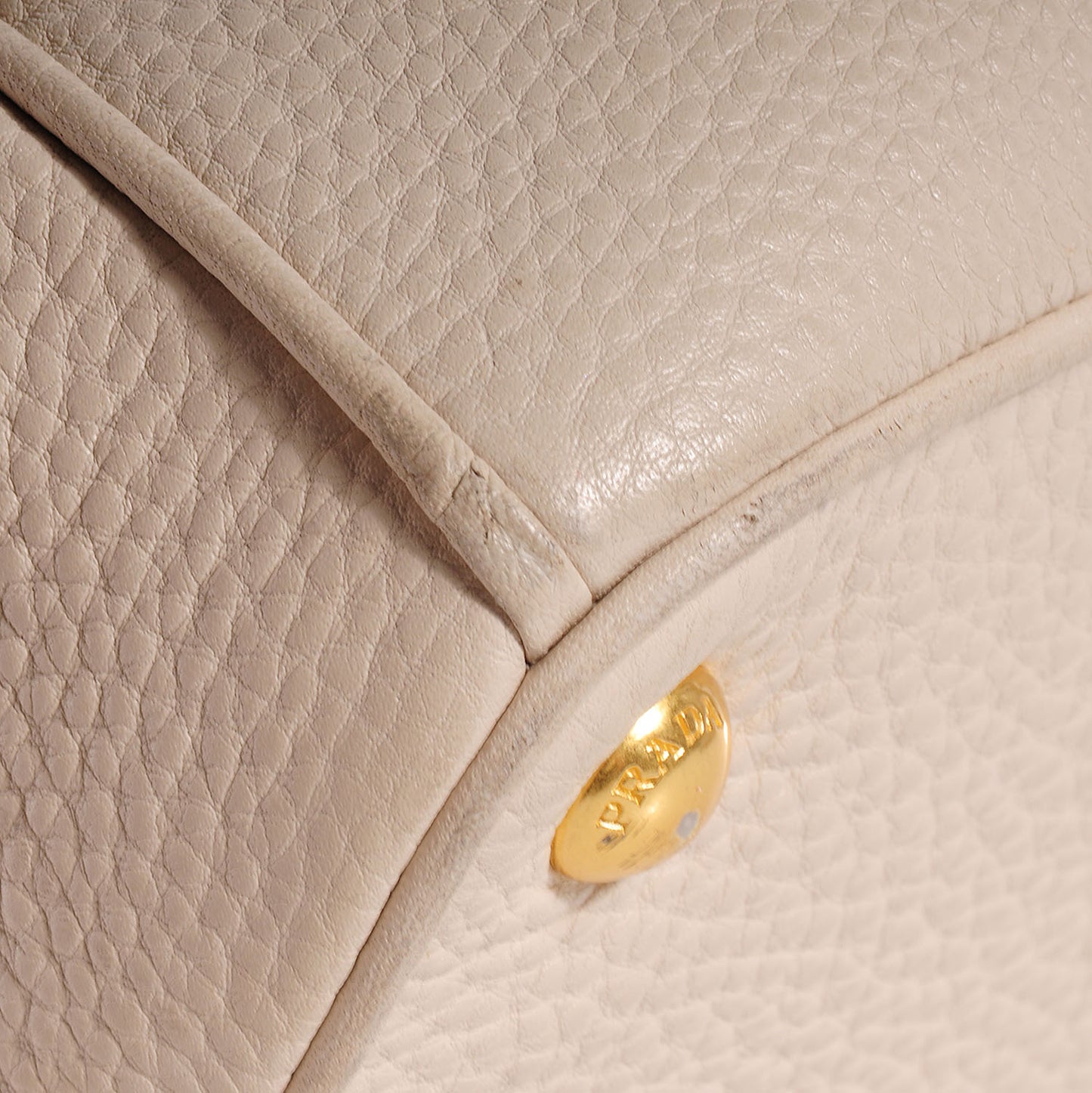 Vitello Daino Large Double Zip Tote Talco