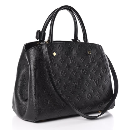 Louis Vuitton Empreinte Montaigne MM Black 3 of 11