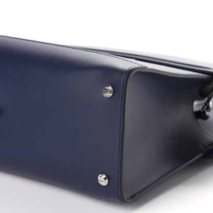 Givenchy Smooth Calfskin Small Horizon Satchel Navy 8 of 9