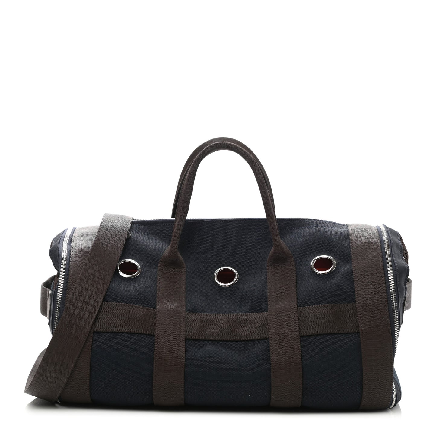Fabric Carrying Dog Bag Navy