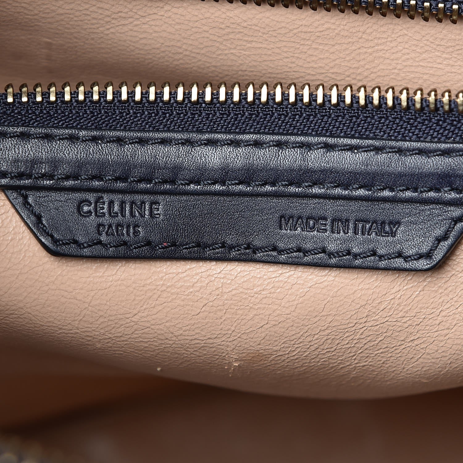 Celine Satin Calfskin Mini Tri-Color Luggage Anthracite 7 of 12
