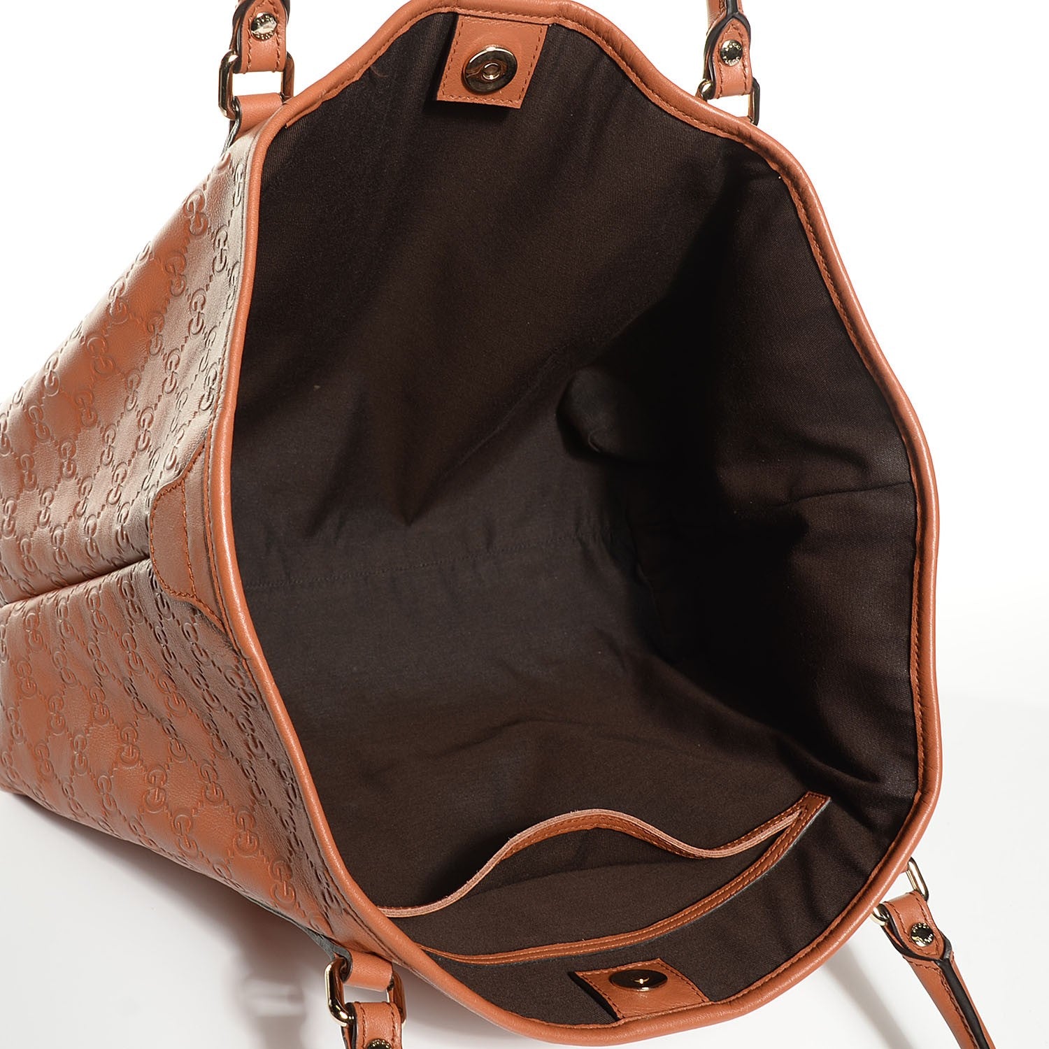Gucci Guccissima Vitello Tender Medium Joy Tote Saffron 5 of 9
