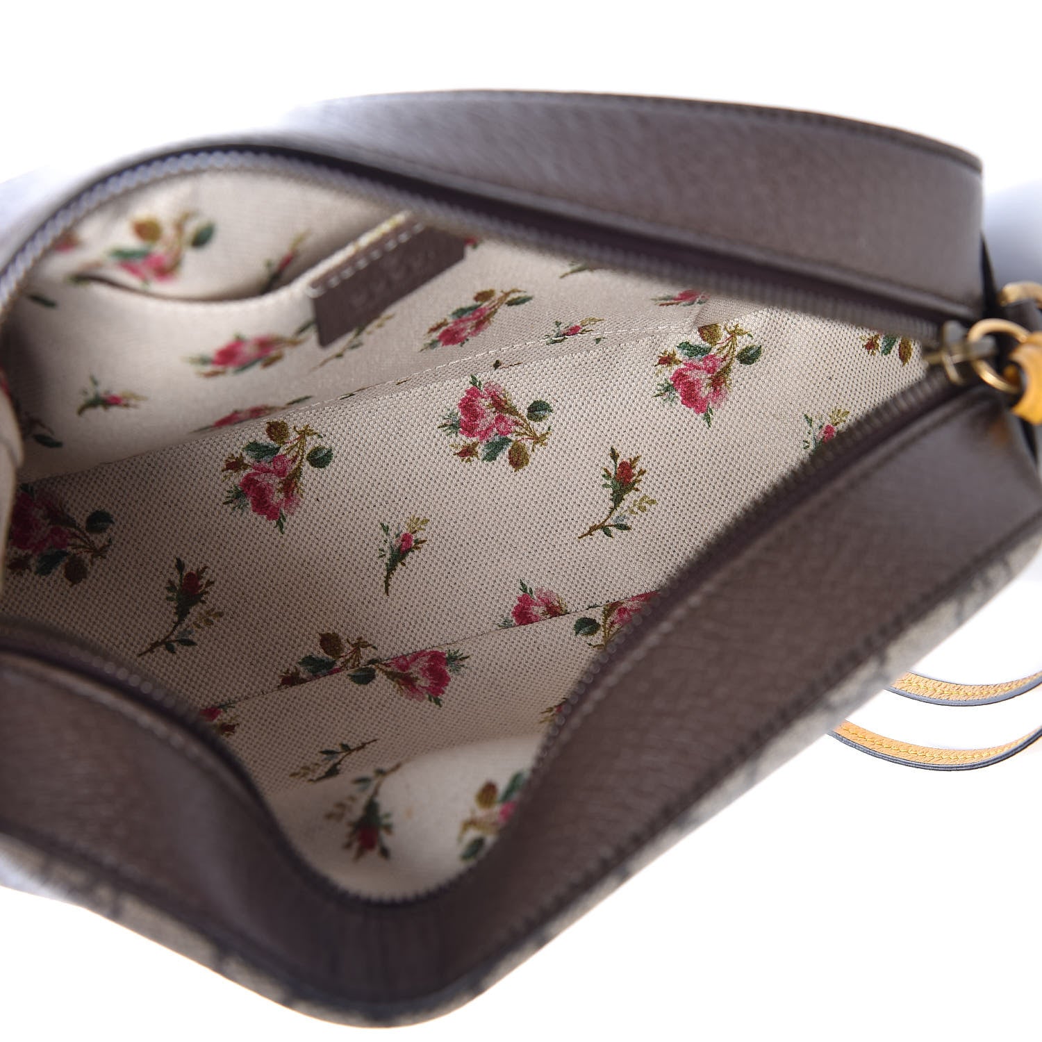 Gucci GG Supreme Monogram Web Neo Vintage Shoulder Bag Beige New Acero Crop 5 of 10