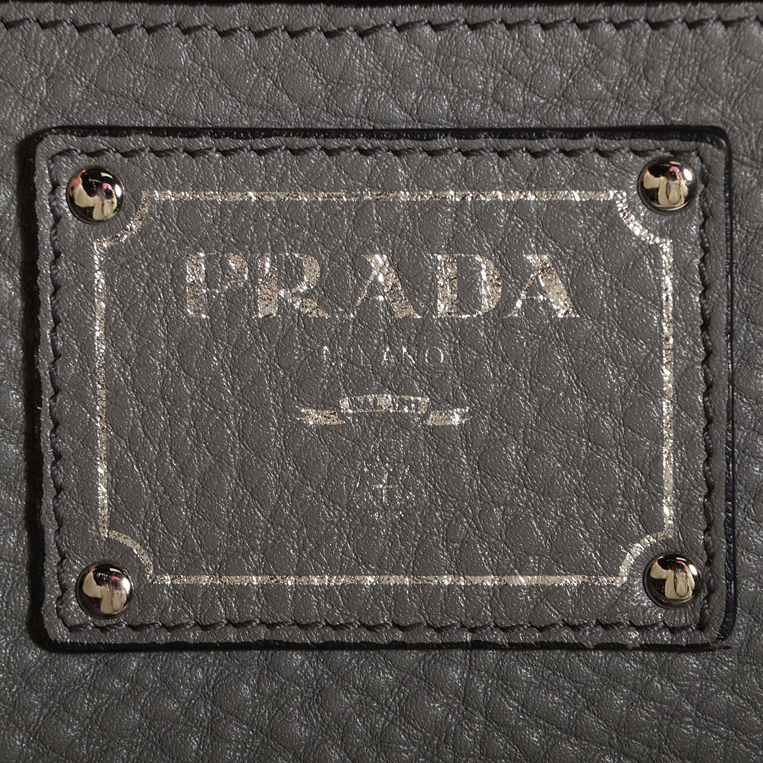 Prada Vitello Daino Side Pocket Tote Marmo 11 of 11